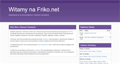 Desktop Screenshot of friko.net