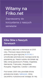 Mobile Screenshot of friko.net